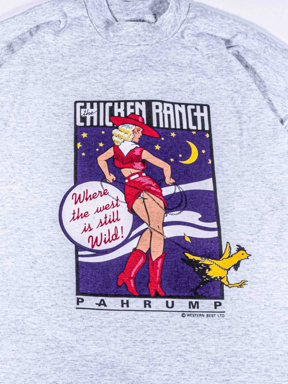 Vintage 90s The Chicken Ranch Pahrump Nevada Brothel T Shirt Mens XXL 2XL Tee